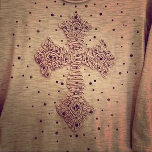 Reba lightweight 3/4 sleeve Tee